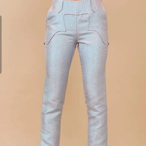 NWT BlueB Iridescent Blue High Noon Western Pants